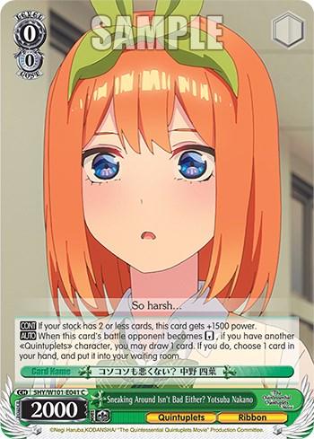 Sneaking Around Isn't Bad Either? Yotsuba Nakano (5HY/W101-E041 C) [The Quintessential Quintuplets Movie] - POKÉ JEUX