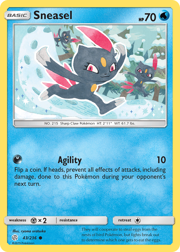 Sneasel (43/236) [Sun & Moon: Cosmic Eclipse] - POKÉ JEUX