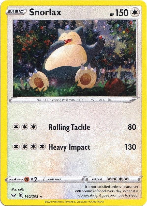 Snorlax (140/202) (Cosmos Holo) [Sword & Shield: Base Set] - POKÉ JEUX