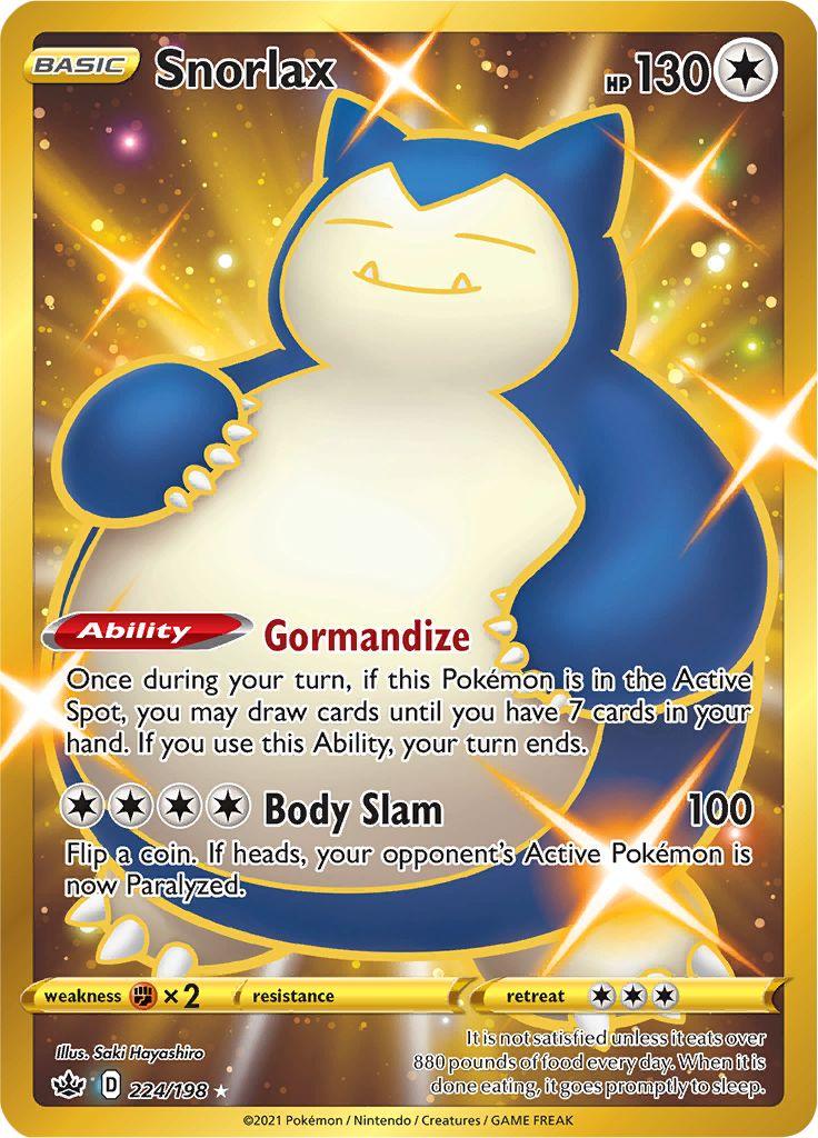 Snorlax (224/198) [Sword & Shield: Chilling Reign] - POKÉ JEUX