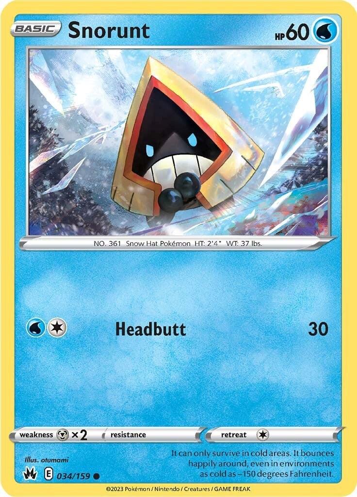 Snorunt (034/159) [Sword & Shield: Crown Zenith] - POKÉ JEUX