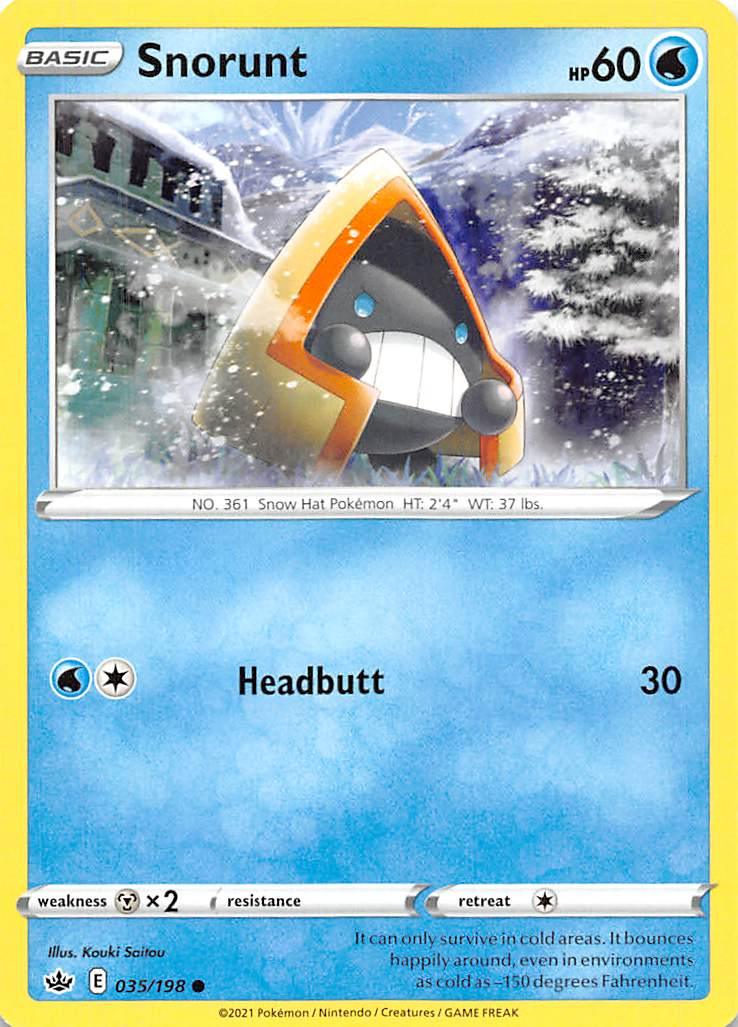 Snorunt (035/198) [Sword & Shield: Chilling Reign] - POKÉ JEUX