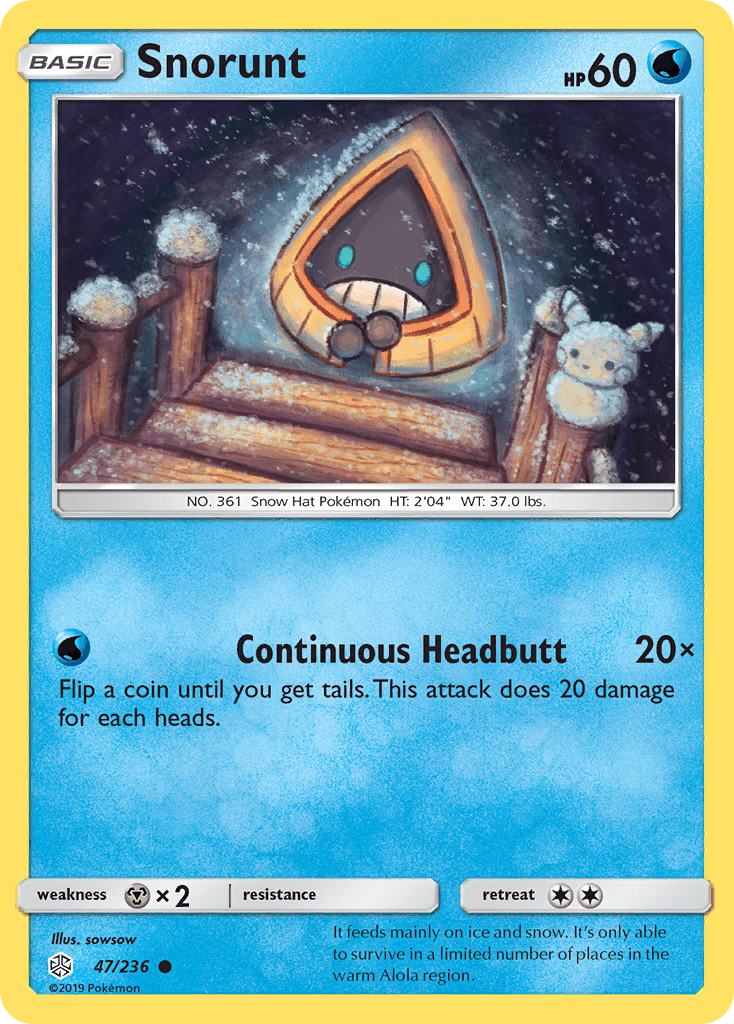 Snorunt (47/236) [Sun & Moon: Cosmic Eclipse] - POKÉ JEUX