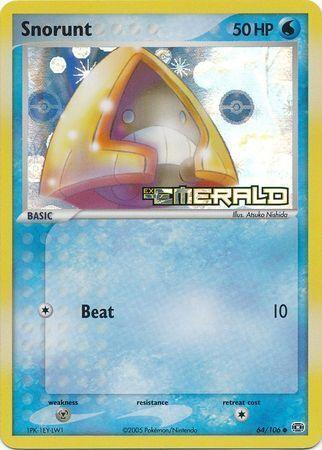 Snorunt (64/106) (Stamped) [EX: Emerald] - POKÉ JEUX