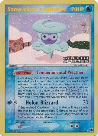 Snow-cloud Castform (29/113) (Stamped) [EX: Delta Species] - POKÉ JEUX