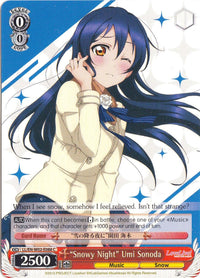 "Snowy Night" Umi Sonoda (LL/EN-W02-E088 C) [Love Live! DX Vol.2] - POKÉ JEUX