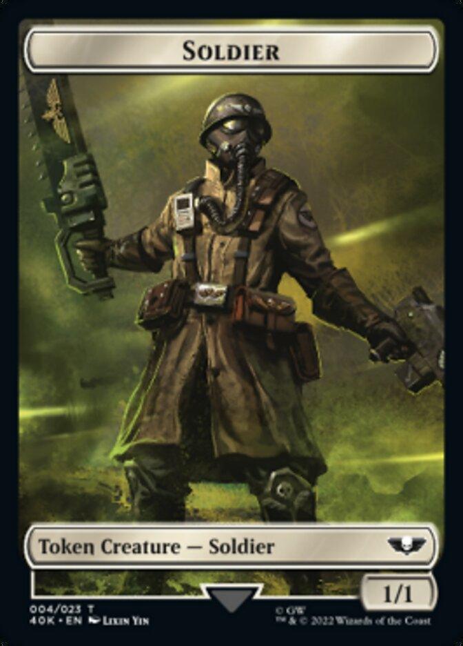 Soldier (004) // Arco-Flagellant Double-Sided Token [Warhammer 40,000 Tokens] - POKÉ JEUX