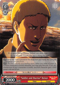 "Soldier and Warrior" Reiner (AOT/S50-E071 C) [Attack on Titan Vol. 2] - POKÉ JEUX