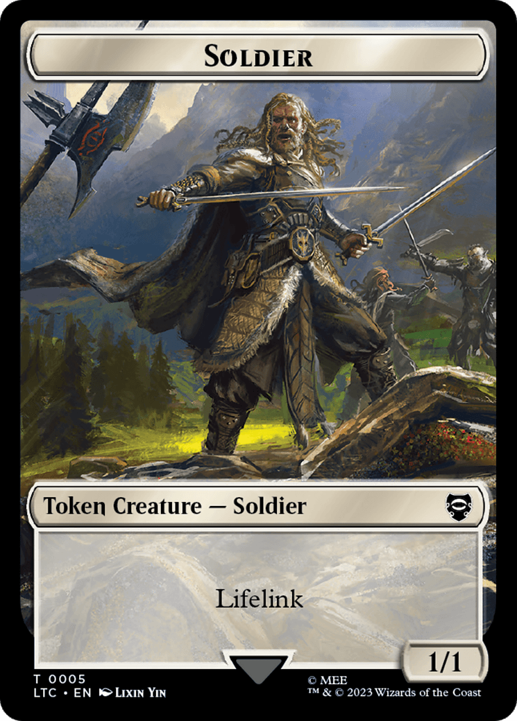 Soldier // Food Token [The Lord of the Rings: Tales of Middle-Earth Commander Tokens] - POKÉ JEUX