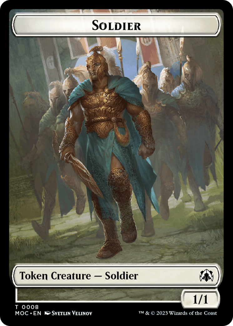 Soldier // Insect Double-Sided Token [March of the Machine Commander Tokens] - POKÉ JEUX