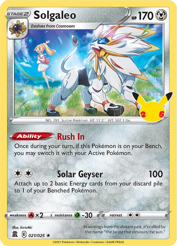 Solgaleo (021/025) [Celebrations: 25th Anniversary] - POKÉ JEUX