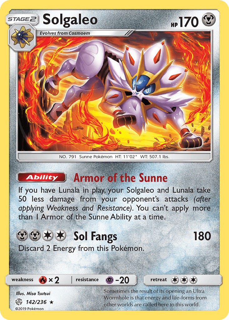 Solgaleo (142/236) [Sun & Moon: Cosmic Eclipse] - POKÉ JEUX