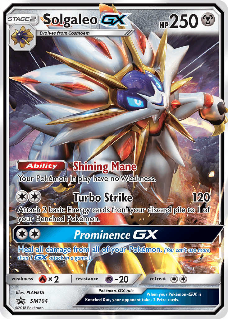 Solgaleo GX (SM104) [Sun & Moon: Black Star Promos] - POKÉ JEUX