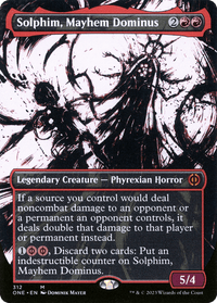 Solphim, Mayhem Dominus (Borderless Ichor) [Phyrexia: All Will Be One] - POKÉ JEUX