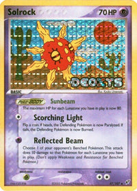 Solrock (47/107) (Stamped) [EX: Deoxys] - POKÉ JEUX