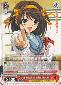 SOS Brigade Leader, Haruhi (SY/W08-E052 RR) [The Melancholy of Haruhi Suzumiya] - POKÉ JEUX