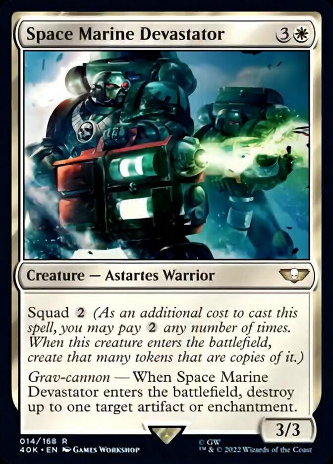 Space Marine Devastator (Surge Foil) [Warhammer 40,000] - POKÉ JEUX