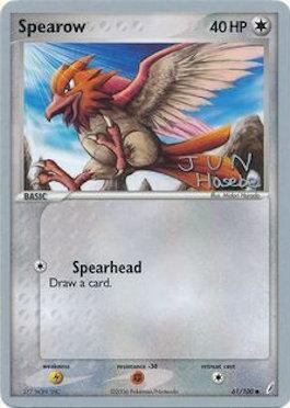 Spearow (61/100) (Flyvees - Jun Hasebe) [World Championships 2007] - POKÉ JEUX