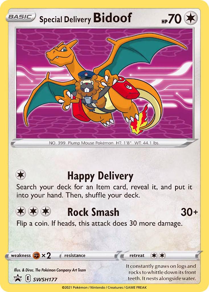 Special Delivery Bidoof (SWSH177) [Sword & Shield: Black Star Promos] - POKÉ JEUX