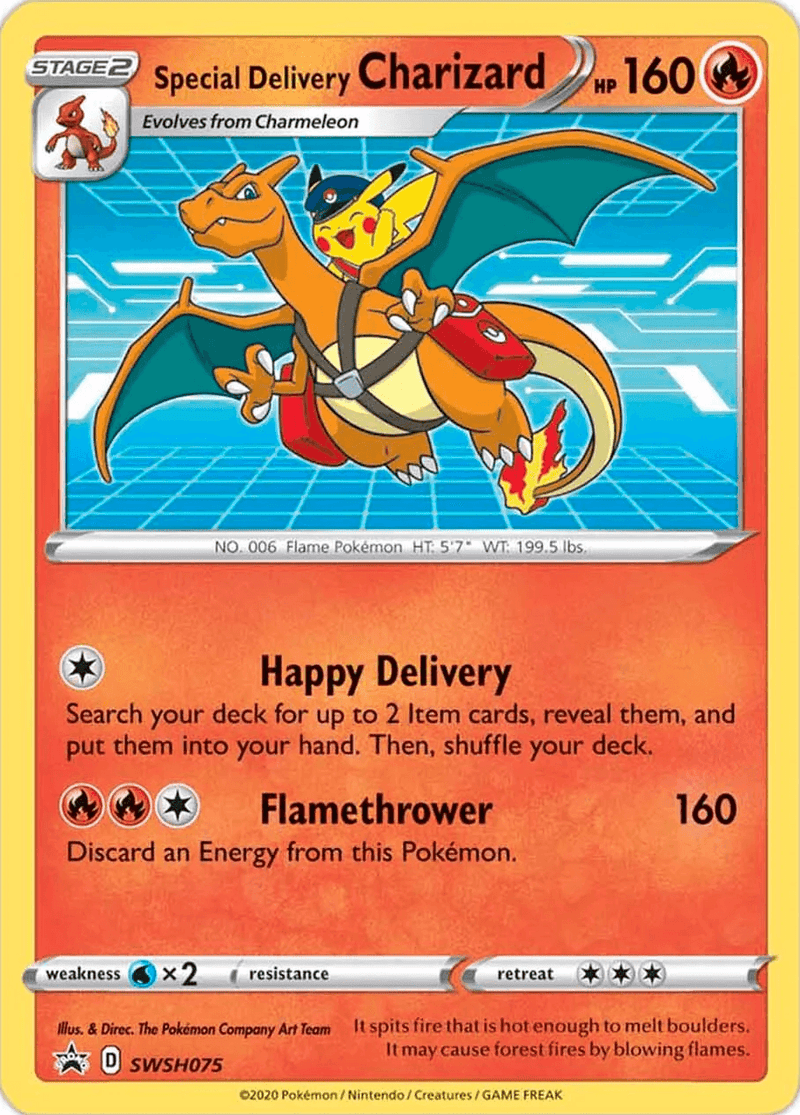 Special Delivery Charizard (SWSH075) [Sword & Shield: Black Star Promos] - POKÉ JEUX