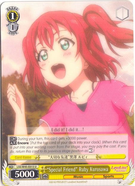 "Special Friend" Ruby Kurosawa (LSS/W45-E015) [Love Live! Sunshine!!] - POKÉ JEUX