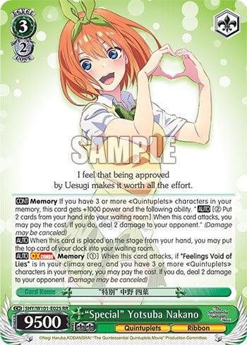 Special Yotsuba Nakano (5HY/W101-E025 RR) [The Quintessential Quintuplets Movie] - POKÉ JEUX