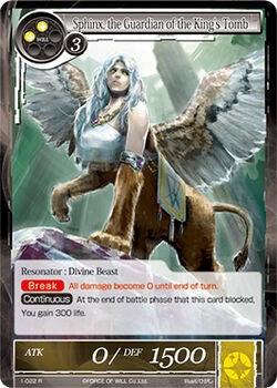 Sphinx, the Guardian of the King's Tomb (1-022) [The Dawn of Valhalla] - POKÉ JEUX