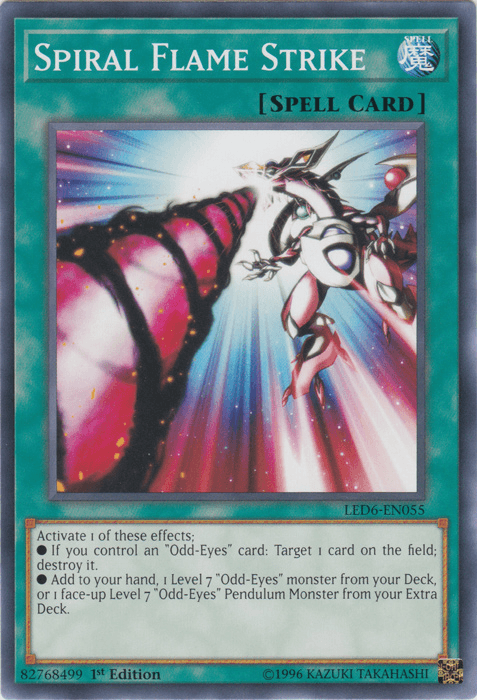 Spiral Flame Strike [LED6-EN055] Common - POKÉ JEUX