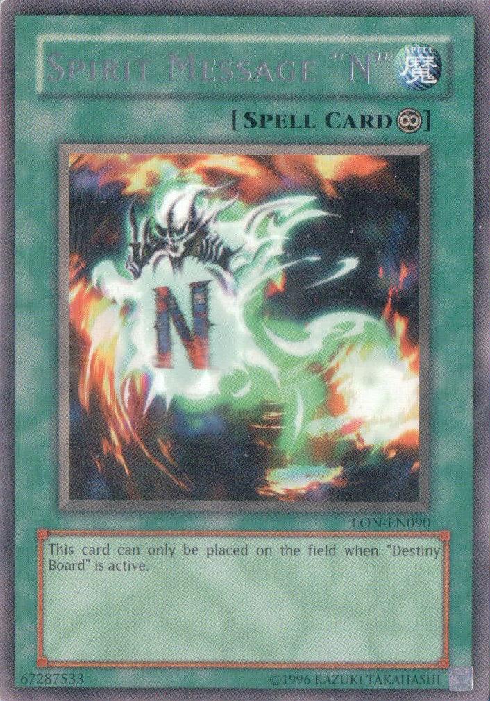 Spirit Message "N" [LON-EN090] Rare - POKÉ JEUX