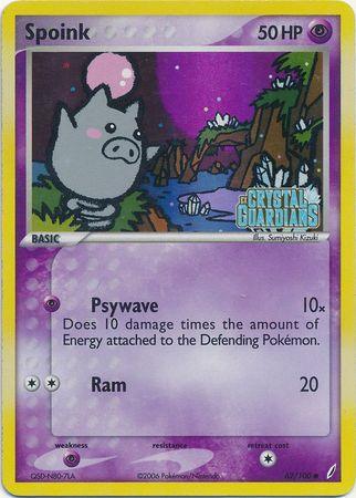 Spoink (62/100) (Stamped) [EX: Crystal Guardians] - POKÉ JEUX