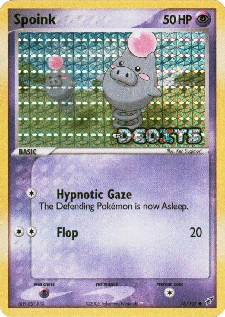 Spoink (76/107) (Stamped) [EX: Deoxys] - POKÉ JEUX