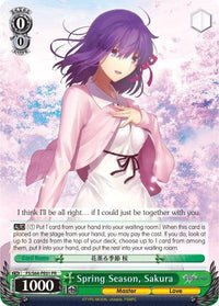 Spring Season, Sakura (FS/S64-PE01 PR) (Promo) [Fate/Stay Night [Heaven's Feel]] - POKÉ JEUX