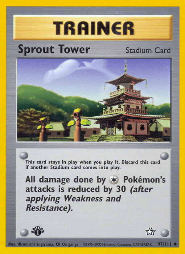 Sprout Tower (97/111) [Neo Genesis 1st Edition] - POKÉ JEUX