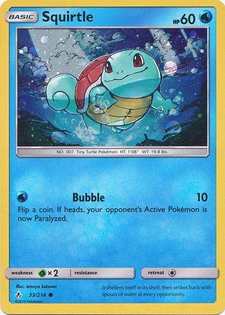 Squirtle (33/214) (Premium Collection Promo) [Sun & Moon: Unbroken Bonds] - POKÉ JEUX