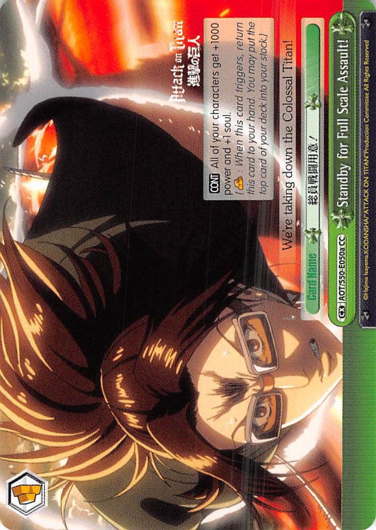 Standby for Full Scale Assault! (AOT/S50-E050a CC) [Attack on Titan Vol. 2] - POKÉ JEUX