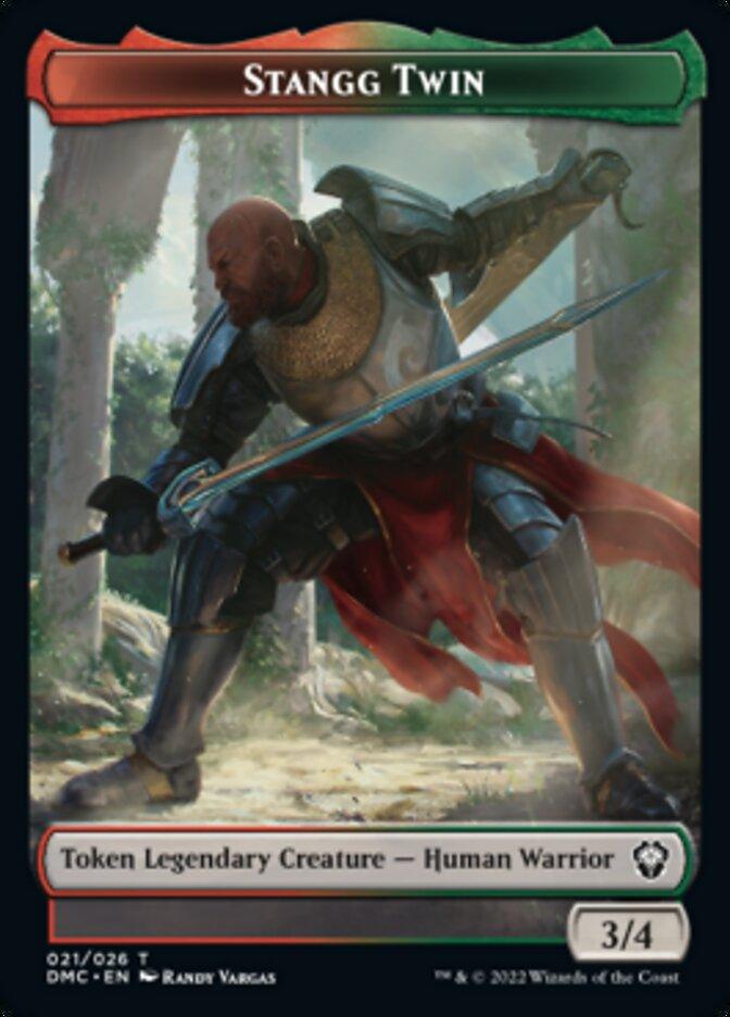 Stangg Twin Token [Dominaria United Commander Tokens] - POKÉ JEUX