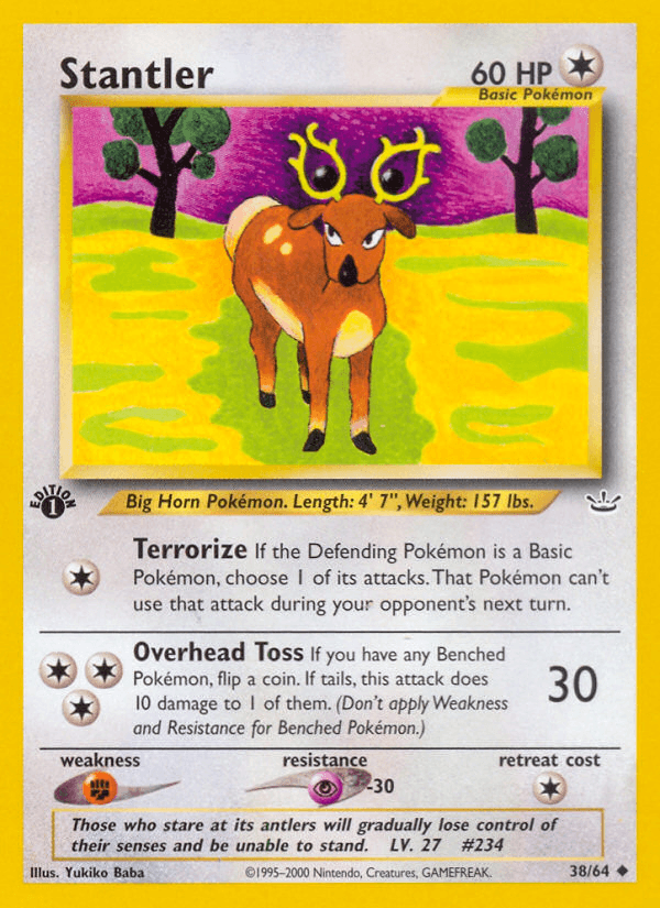 Stantler (38/64) [Neo Revelation 1st Edition] - POKÉ JEUX