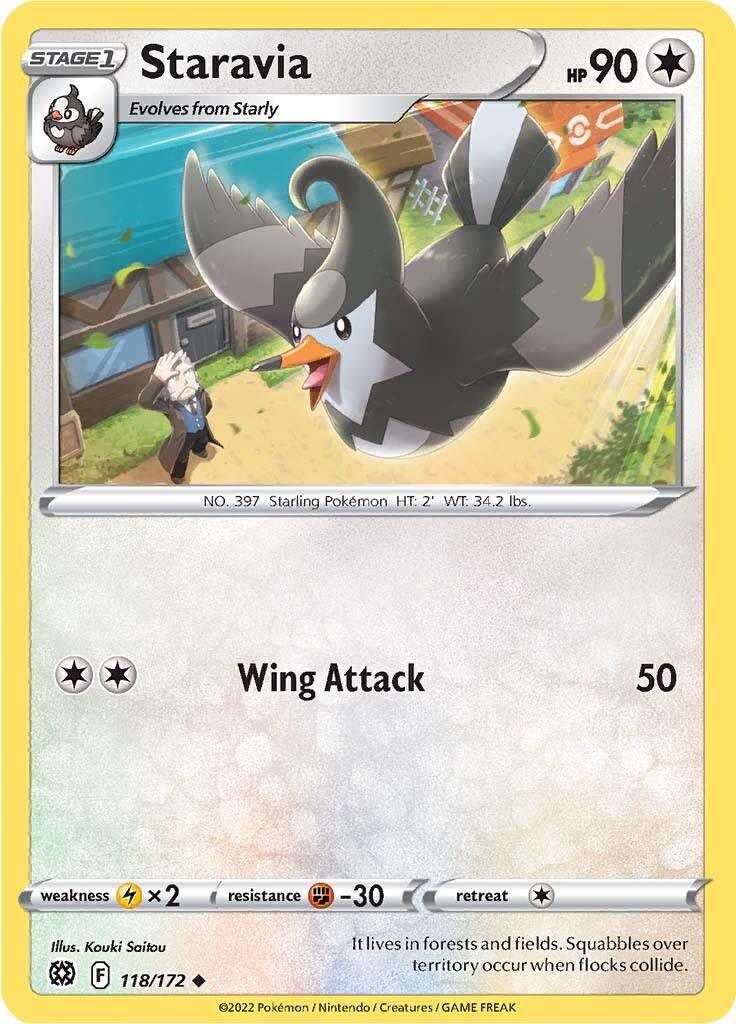 Staravia (118/172) [Sword & Shield: Brilliant Stars] - POKÉ JEUX