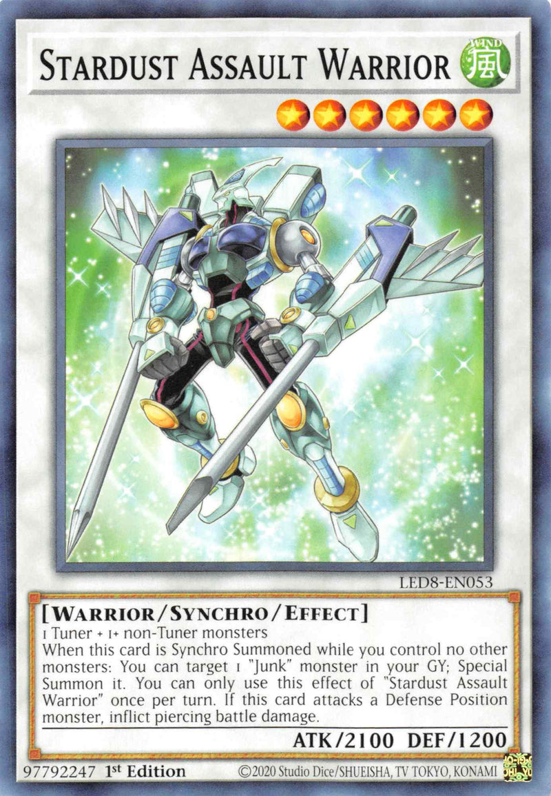 Stardust Assault Warrior [LED8-EN053] Common - POKÉ JEUX