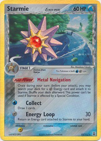 Starmie (15/113) (Delta Species) (Stamped) [EX: Delta Species] - POKÉ JEUX