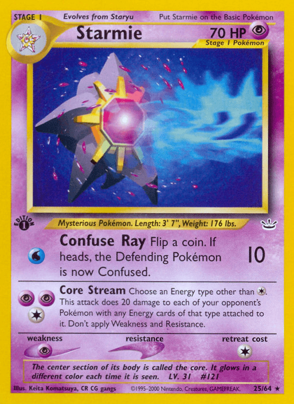 Starmie (25/64) [Neo Revelation 1st Edition] - POKÉ JEUX