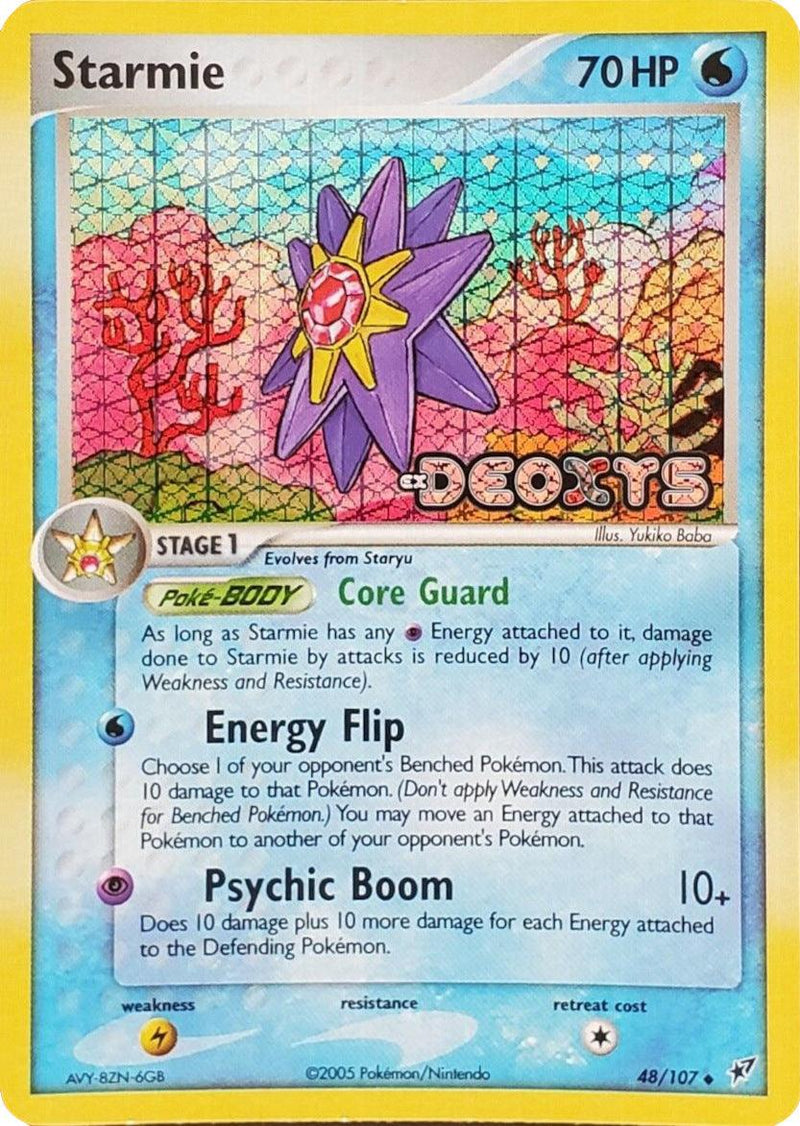 Starmie (48/107) (Stamped) [EX: Deoxys] - POKÉ JEUX