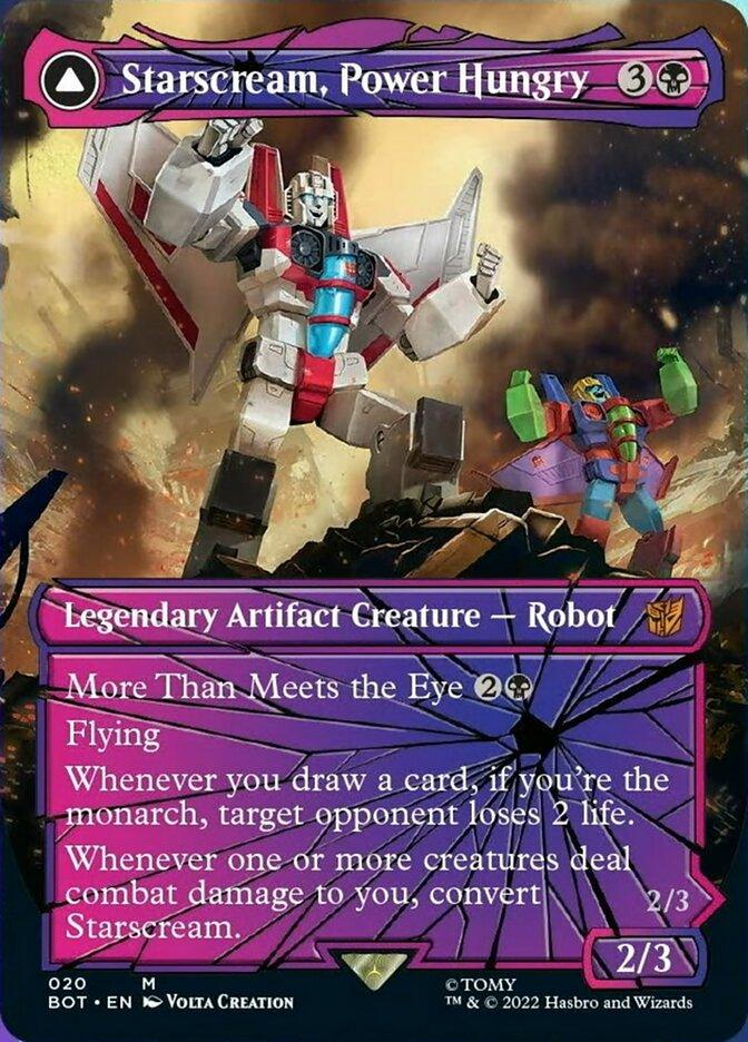 Starscream, Power Hungry // Starscream, Seeker Leader (Shattered Glass) [Transformers] - POKÉ JEUX