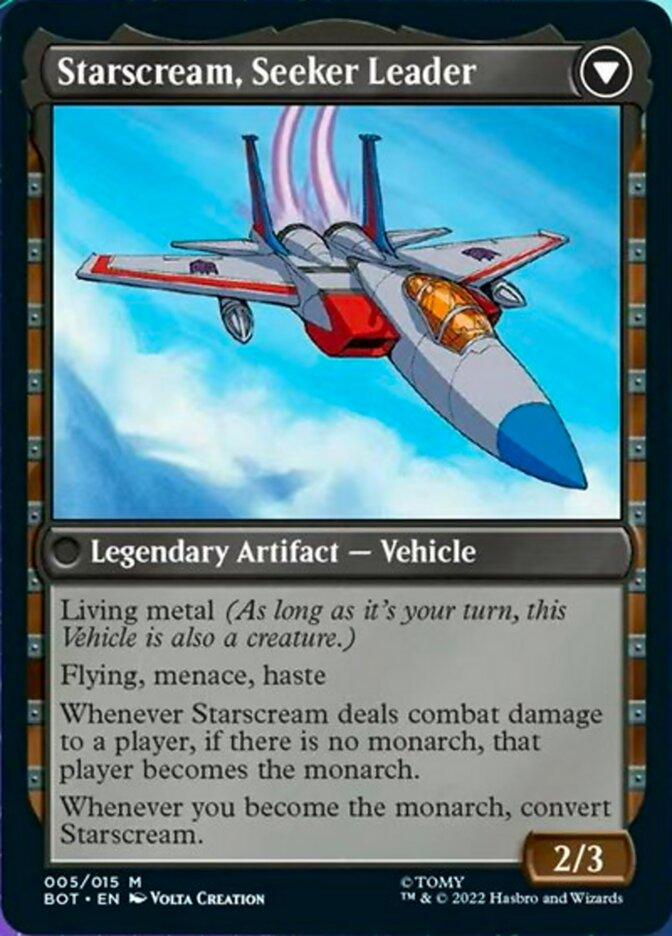 Starscream, Power Hungry // Starscream, Seeker Leader [Transformers] - POKÉ JEUX