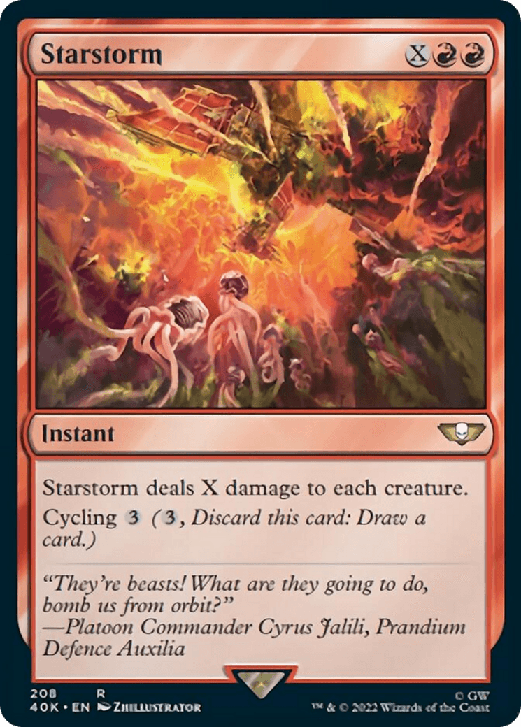 Starstorm (Surge Foil) [Warhammer 40,000] - POKÉ JEUX