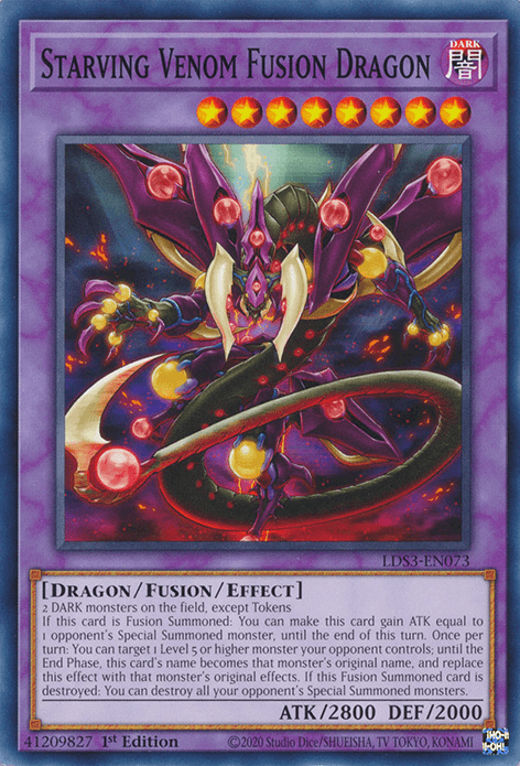 Starving Venom Fusion Dragon [LDS3-EN073] Common - POKÉ JEUX