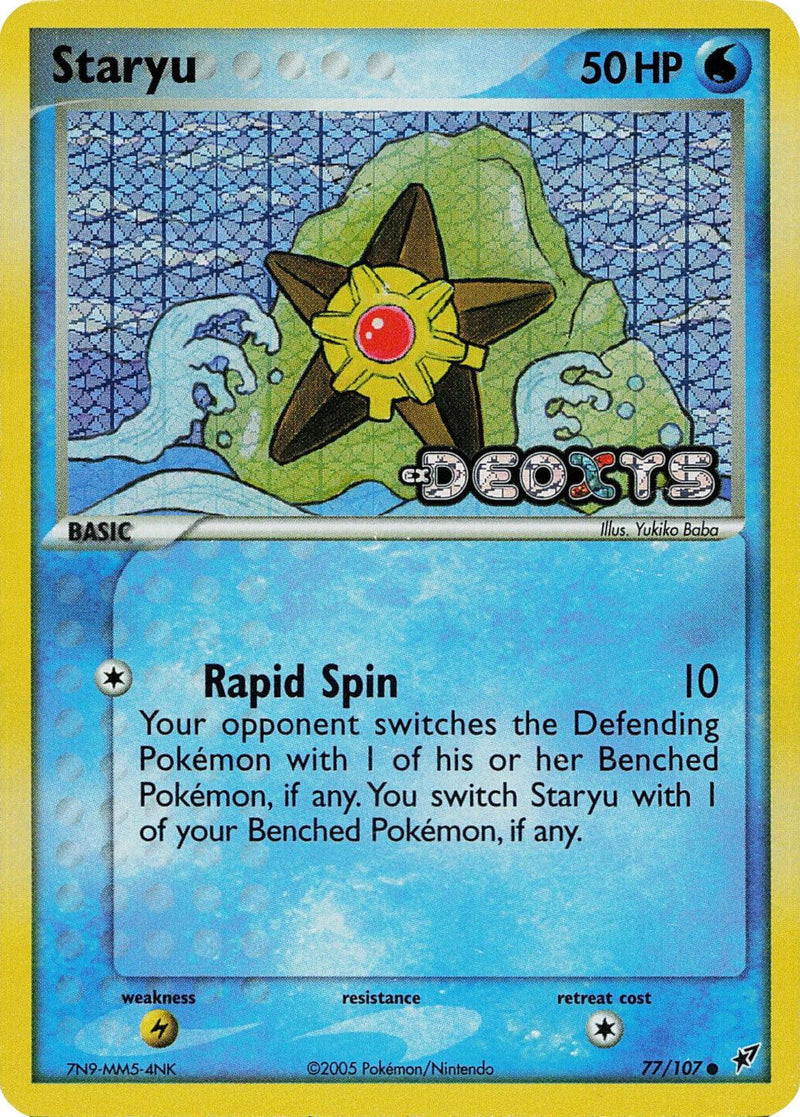 Staryu (77/107) (Stamped) [EX: Deoxys] - POKÉ JEUX