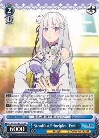 Steadfast Principles, Emilia (RZ/S55-E070S SR) [Re:ZERO Vol.2] - POKÉ JEUX