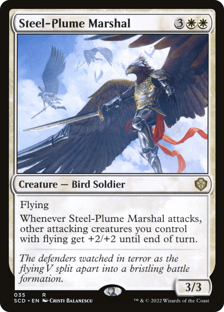 Steel-Plume Marshal [Starter Commander Decks] - POKÉ JEUX