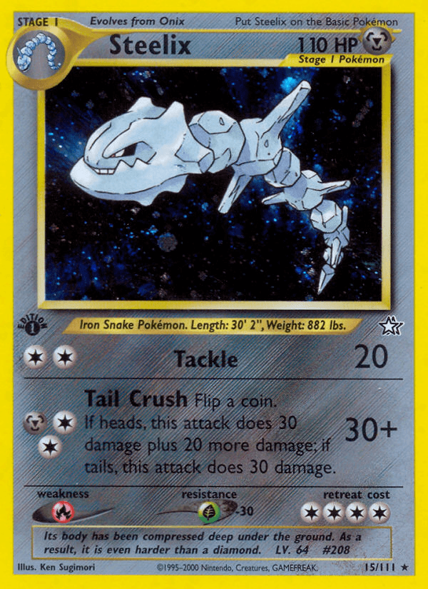 Steelix (15/111) [Neo Genesis 1st Edition] - POKÉ JEUX